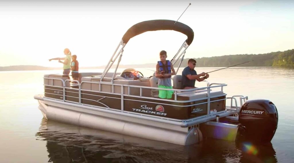 pontoon fishing boat